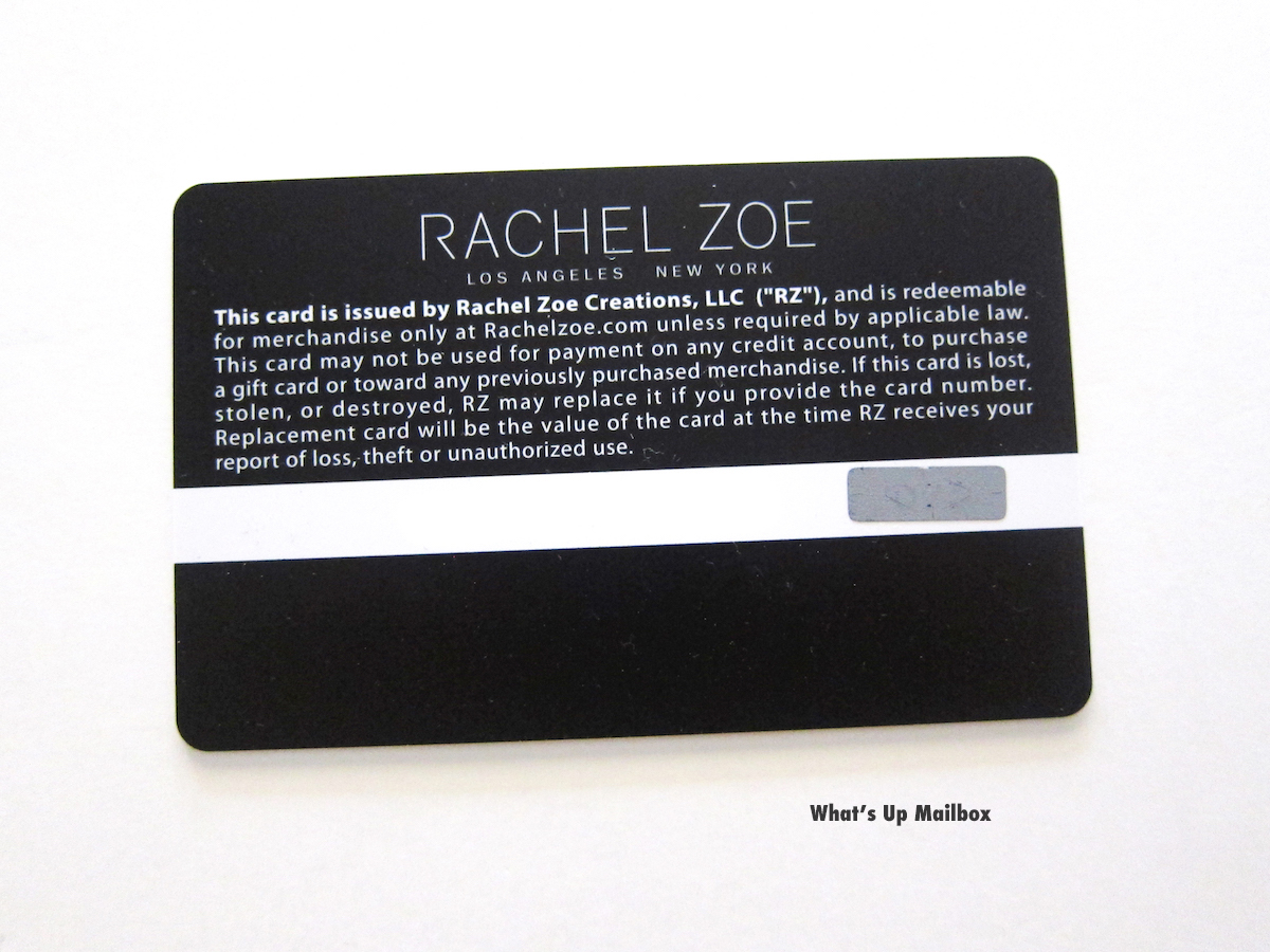Rachel Zoe Gift Card!