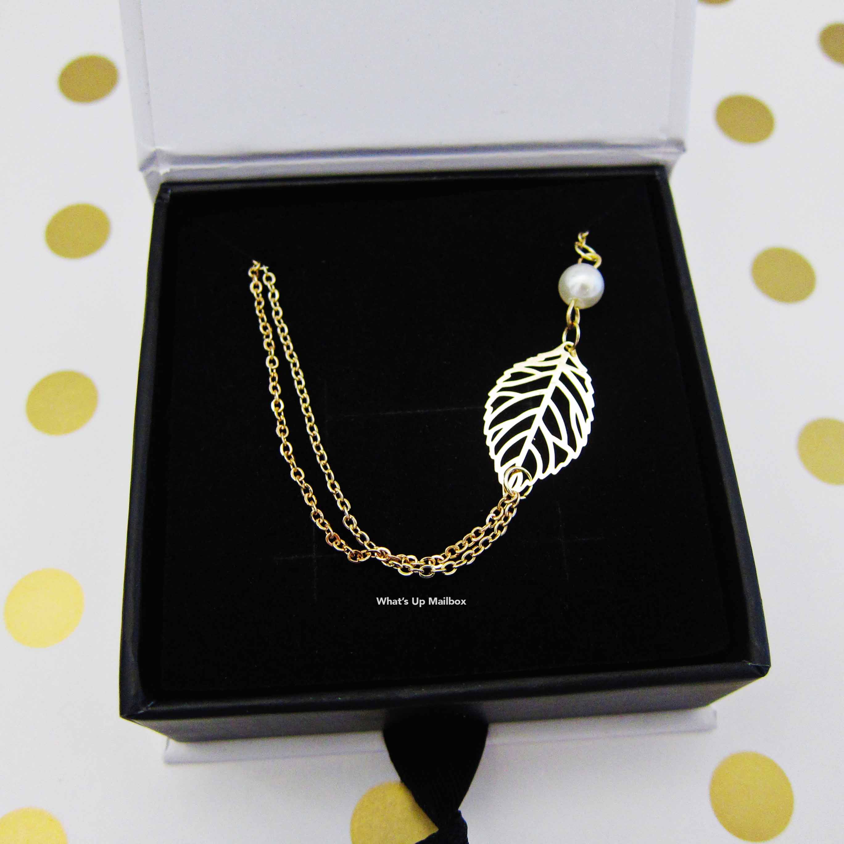 Cate & Chloe Ashlyn Nature Double Strand Leaf Necklace