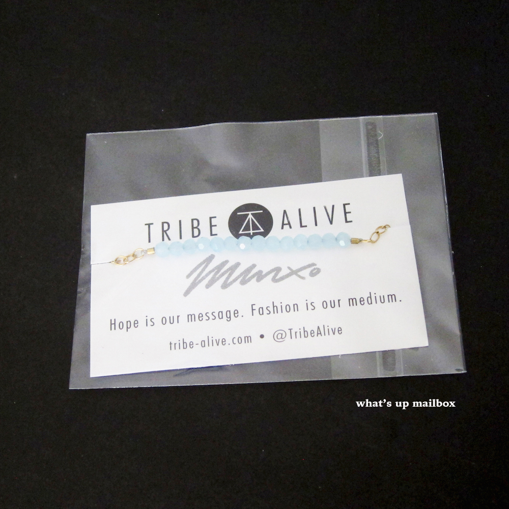 Glass Crystal Bead Bracelet by Tribe Alive