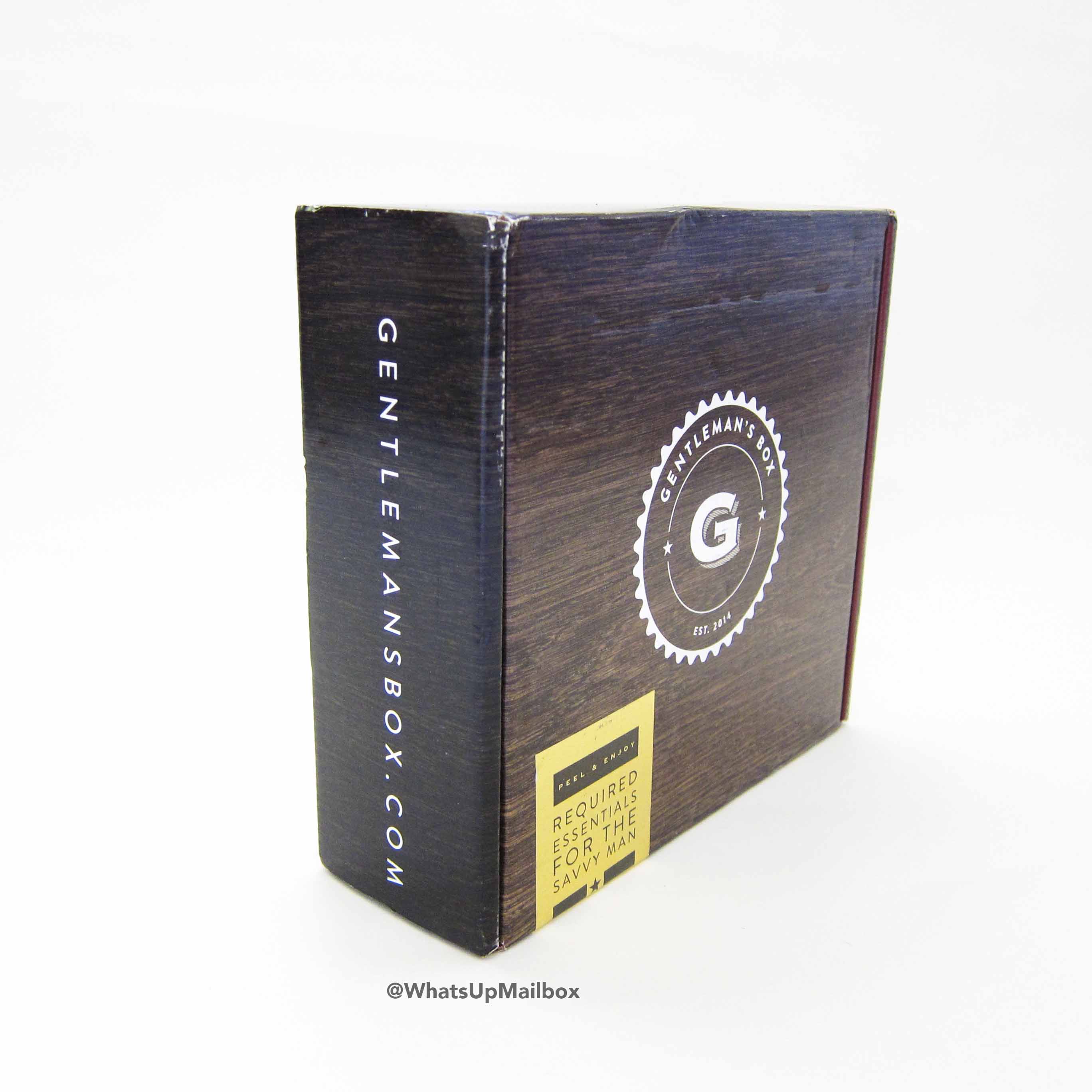 Gentleman's Box August 2016 Box