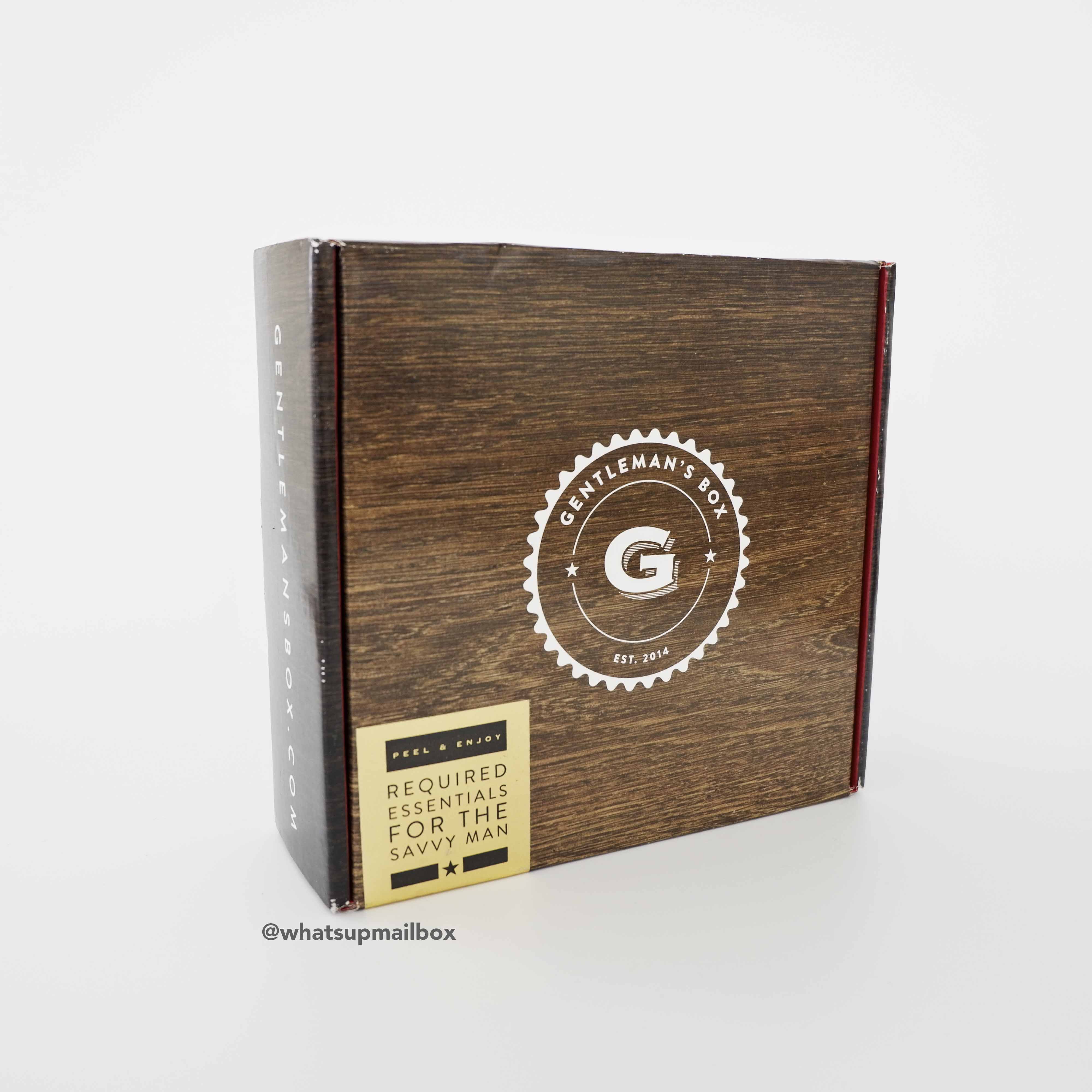 Gentleman's Box January 2017 Box