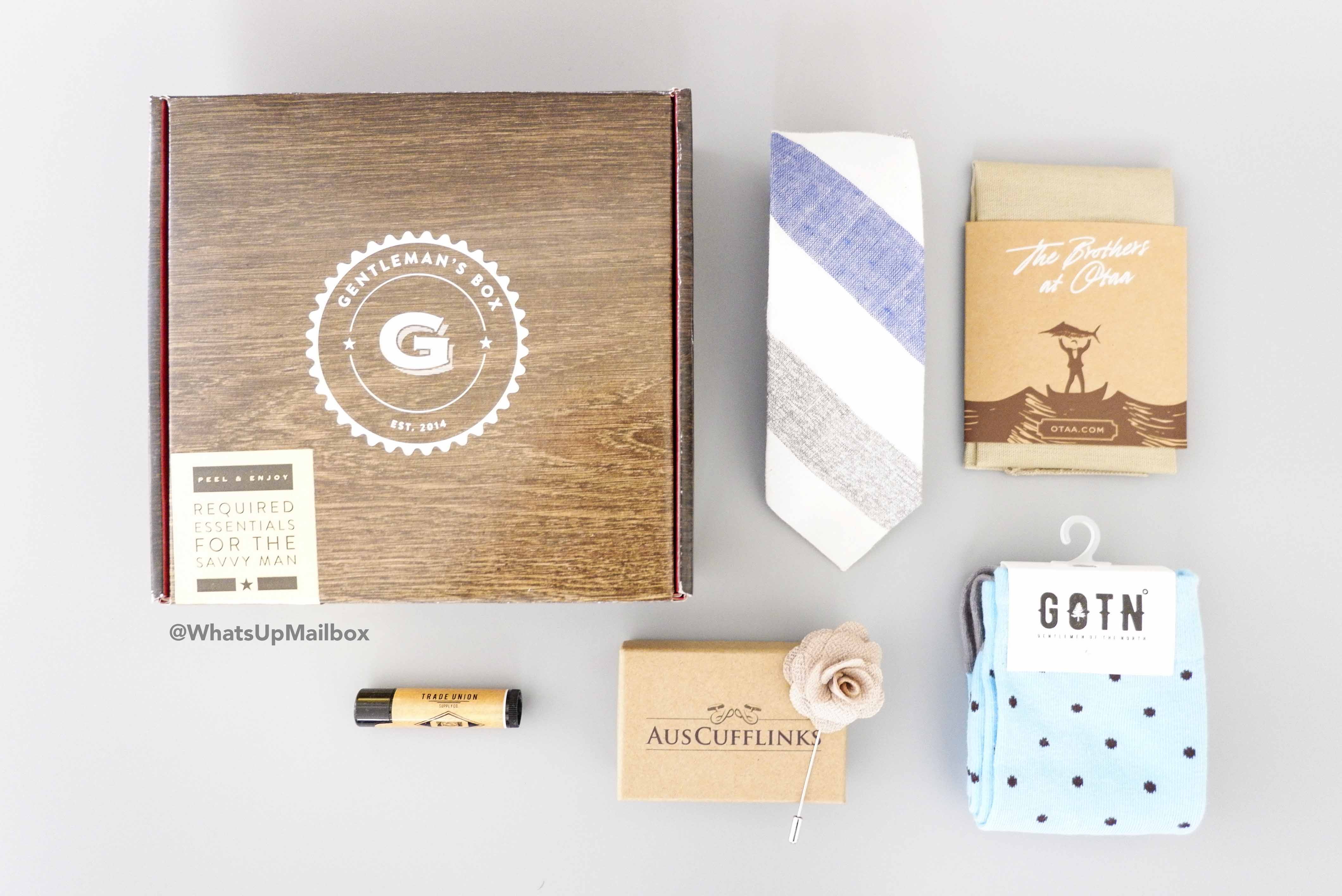 Gentleman's Box January 2017 Items