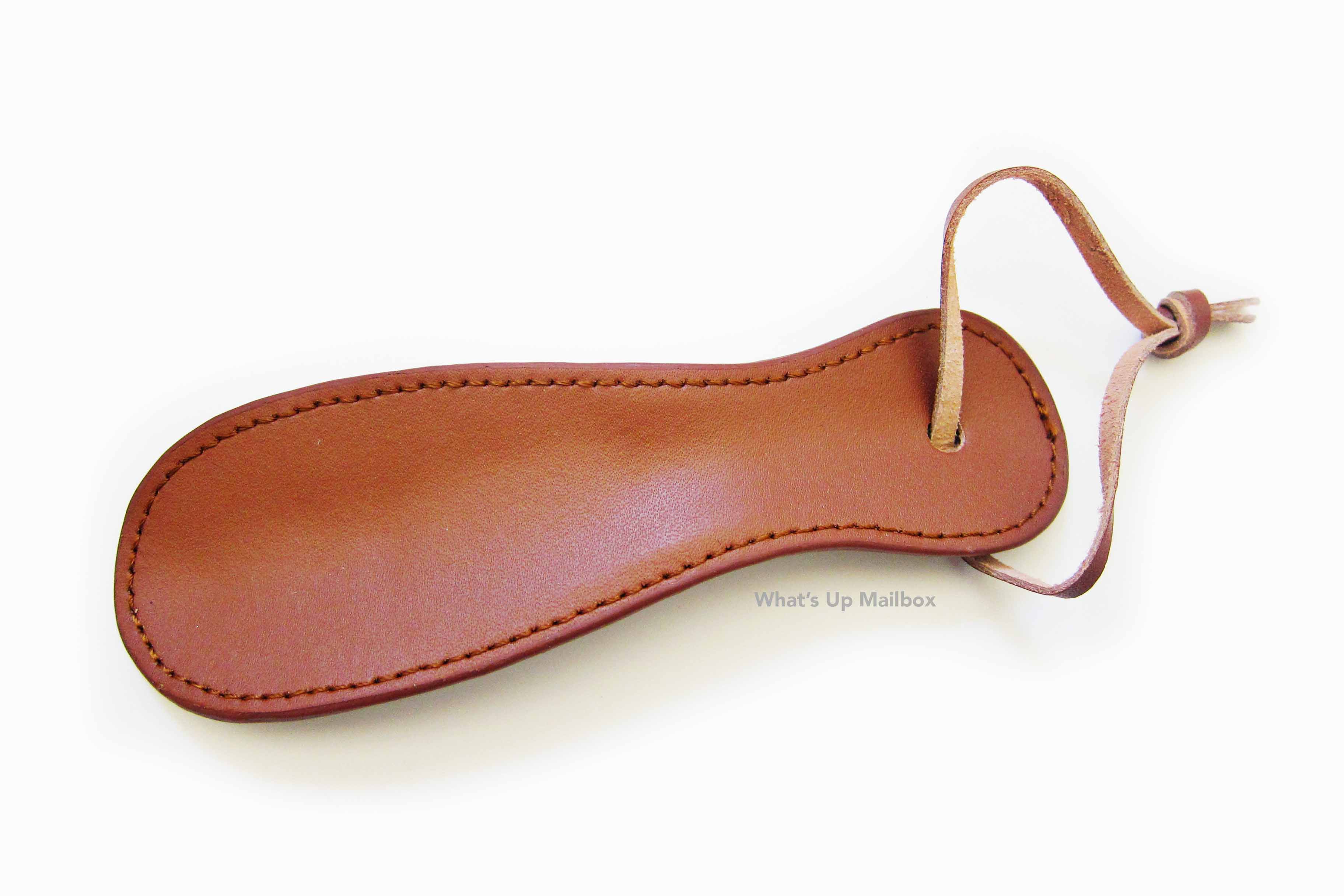 Gentlemen Essentials Leather Shoe Horn