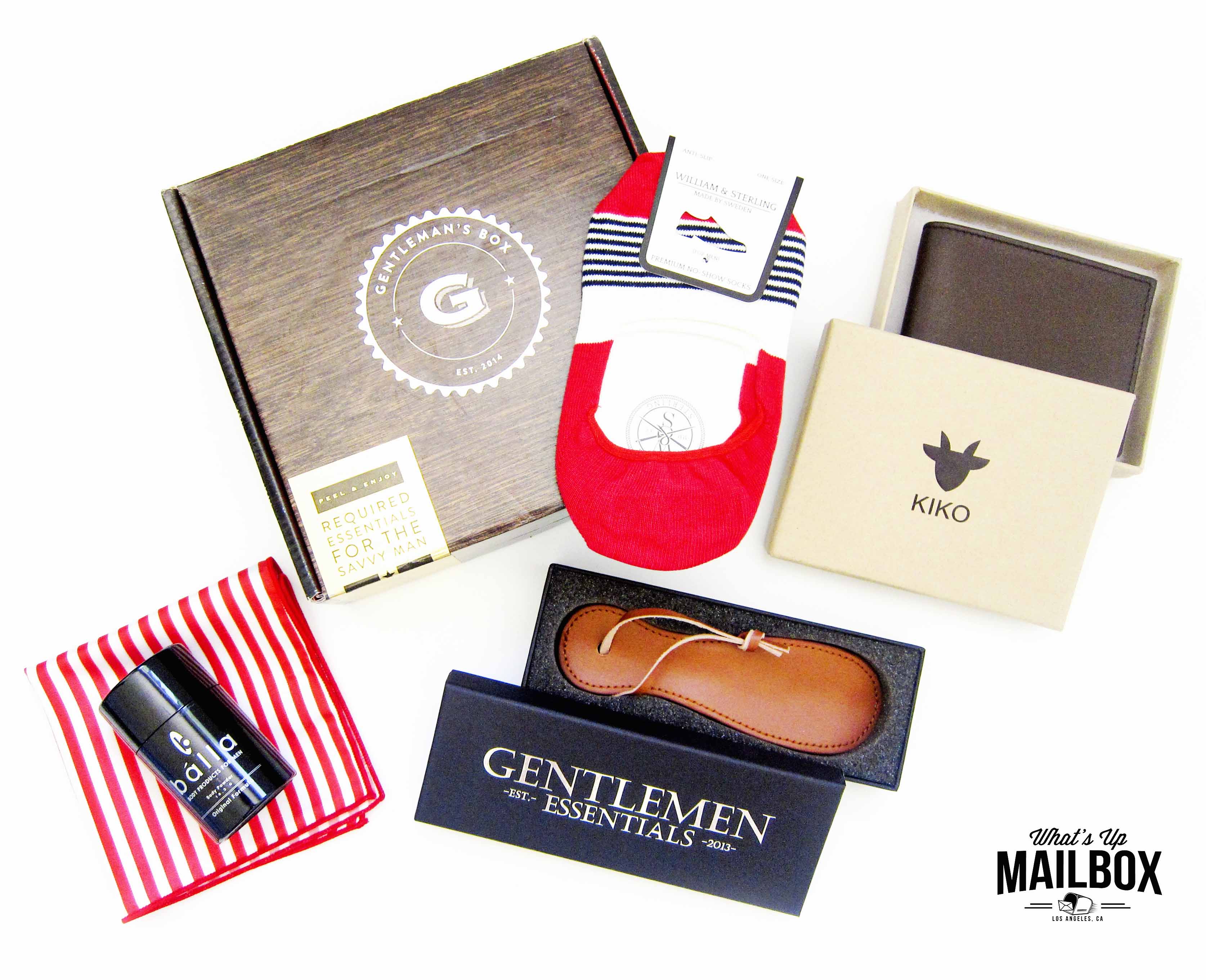 Gentleman's Box July 2016 Items