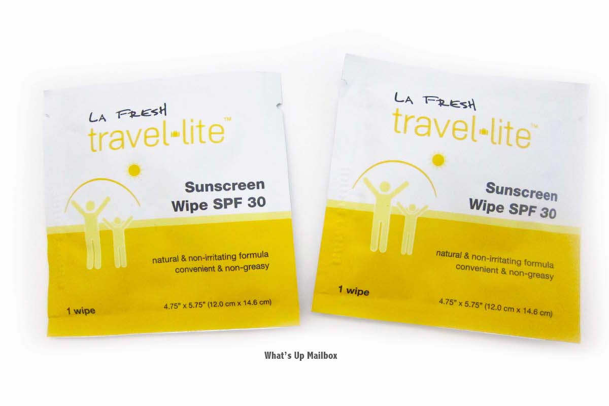 LA Fresh Sunscreen Wipes