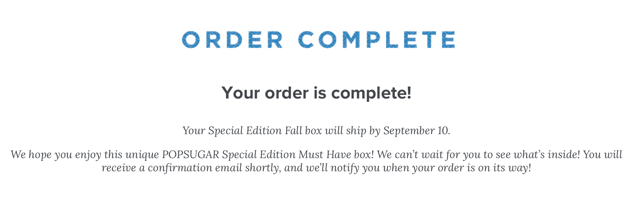 Popsugar Special Edition Must Have Fall 2015 On Sale Now!