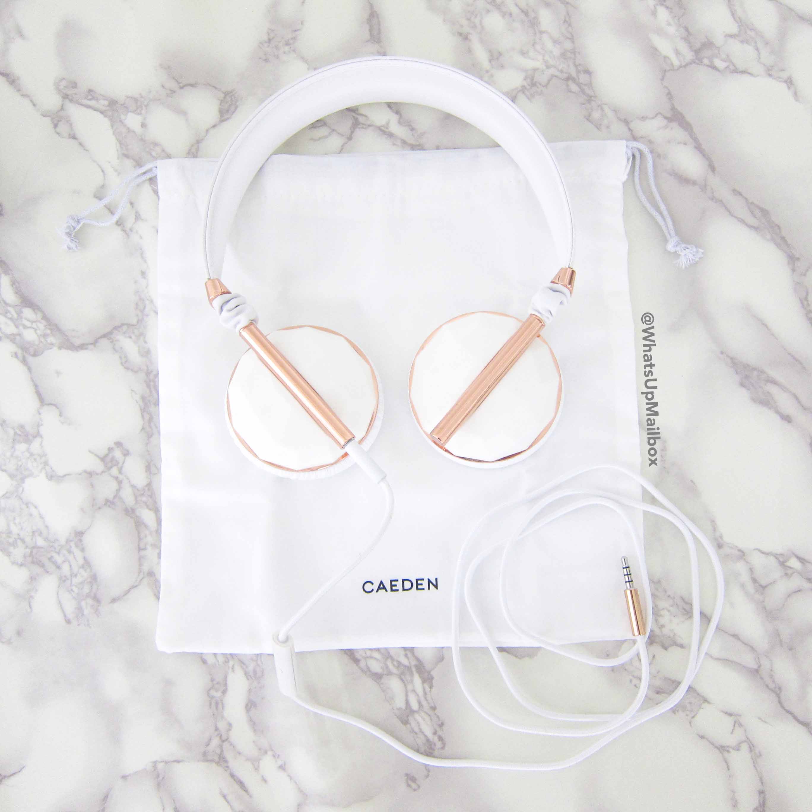 CAEDEN Linea No.1 Faceted Ceramic & Rose Gold Headphones