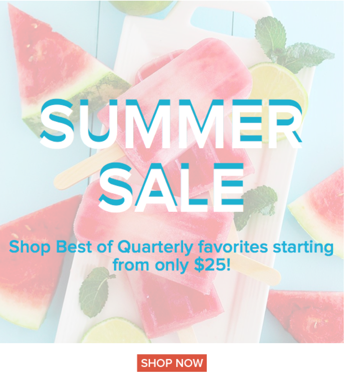 Quarterly Co. Summer Sale, 50% off!