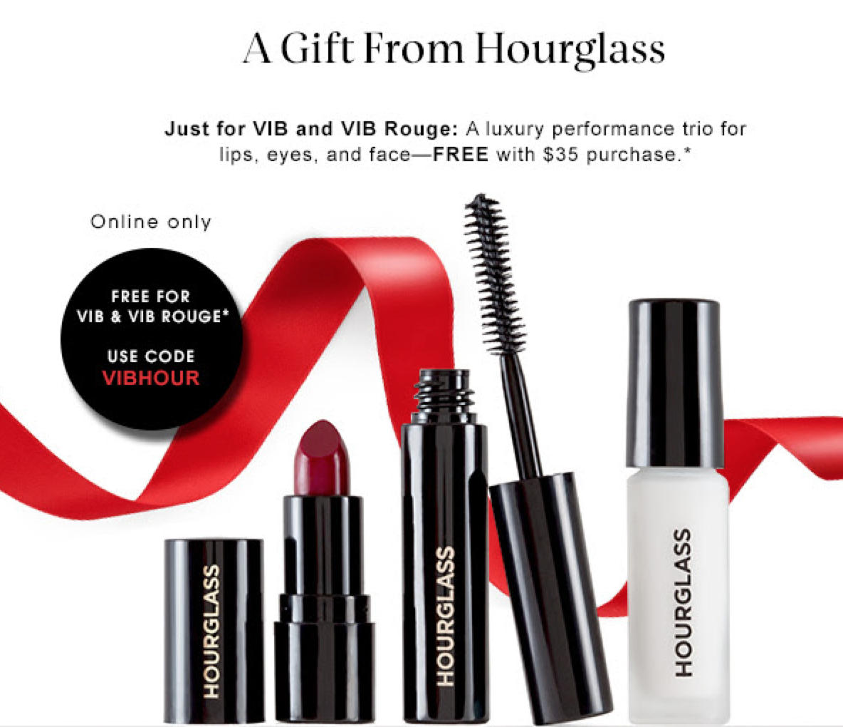 Sephora Hourglass GWP - VIB & VIB Rouge Only