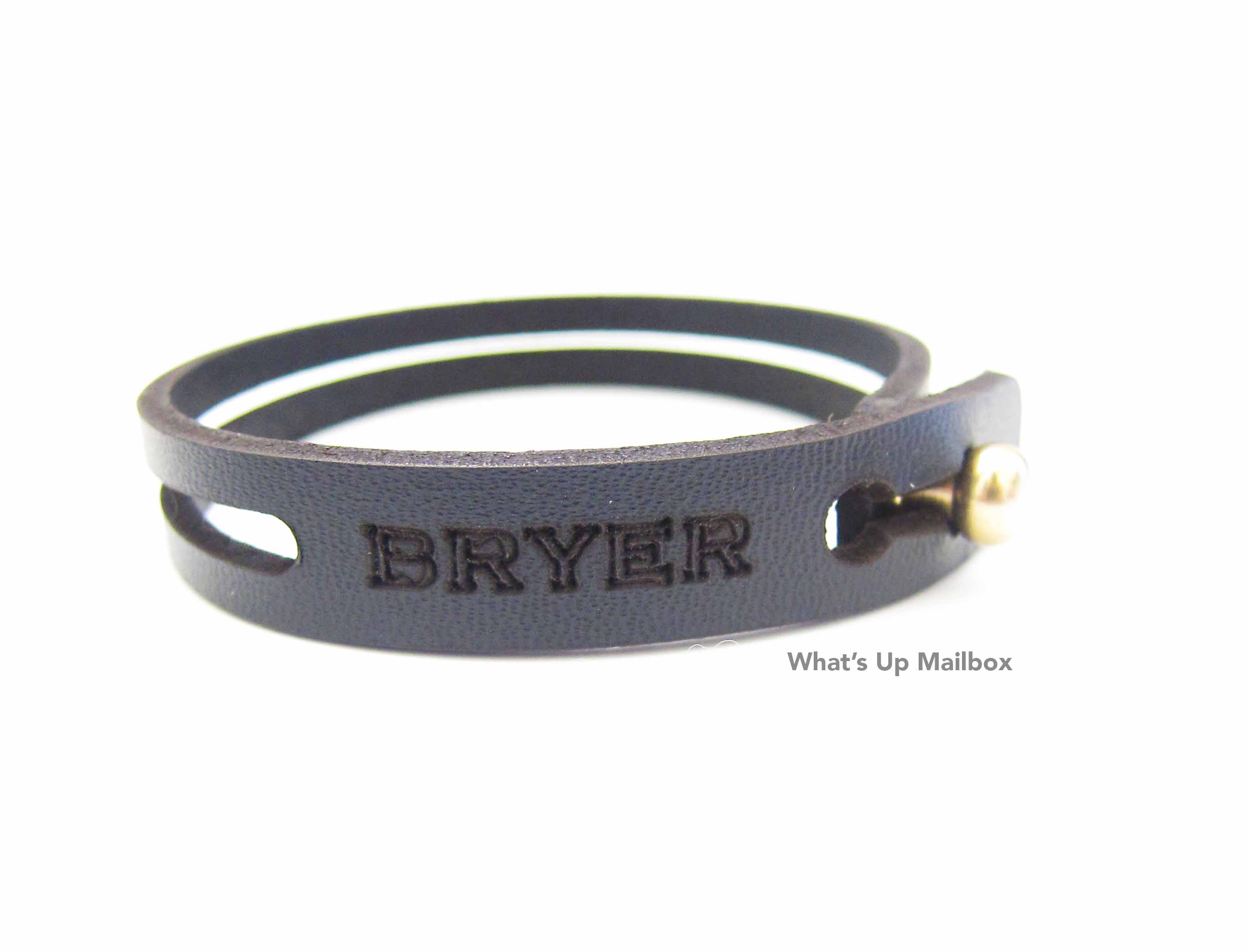 Bryer Leather Bracelet