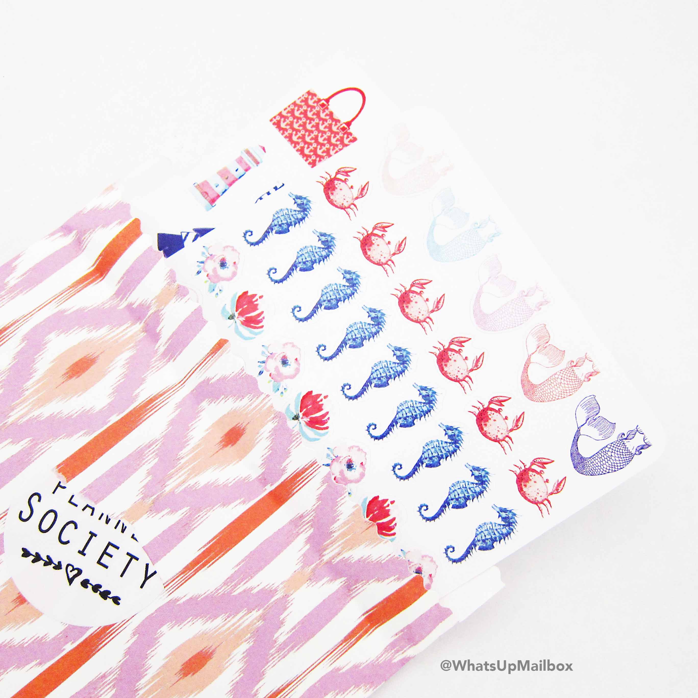 The Planner Society August 2016 Stickers Package